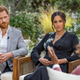 Prince Harry and Meghan, The Duke and Duchess of Sussex, with Oprah Winfrey.